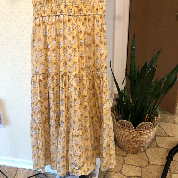 NWT dRA Cotton Tiered Halter Maxi Dress S - Picture 9 of 11